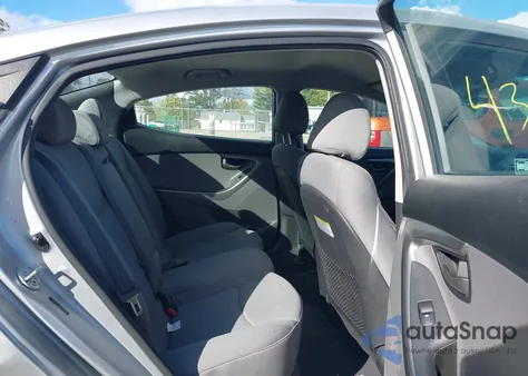 2013 Hyundai Elantra Gls из США, поврежденный, VIN 5NPDH4AE2DH347303